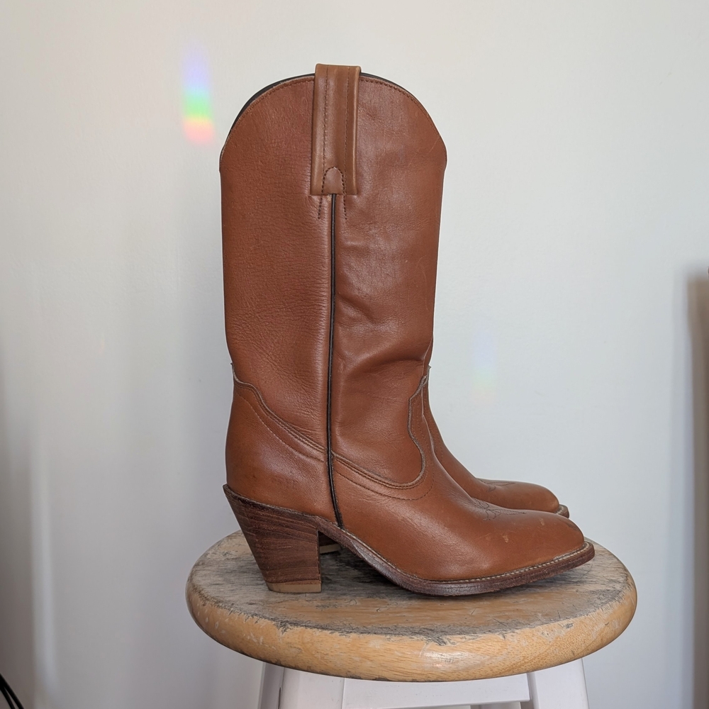 Women's Brown Leather Boots